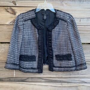 Tweed Jacket Grey and Black size 8P